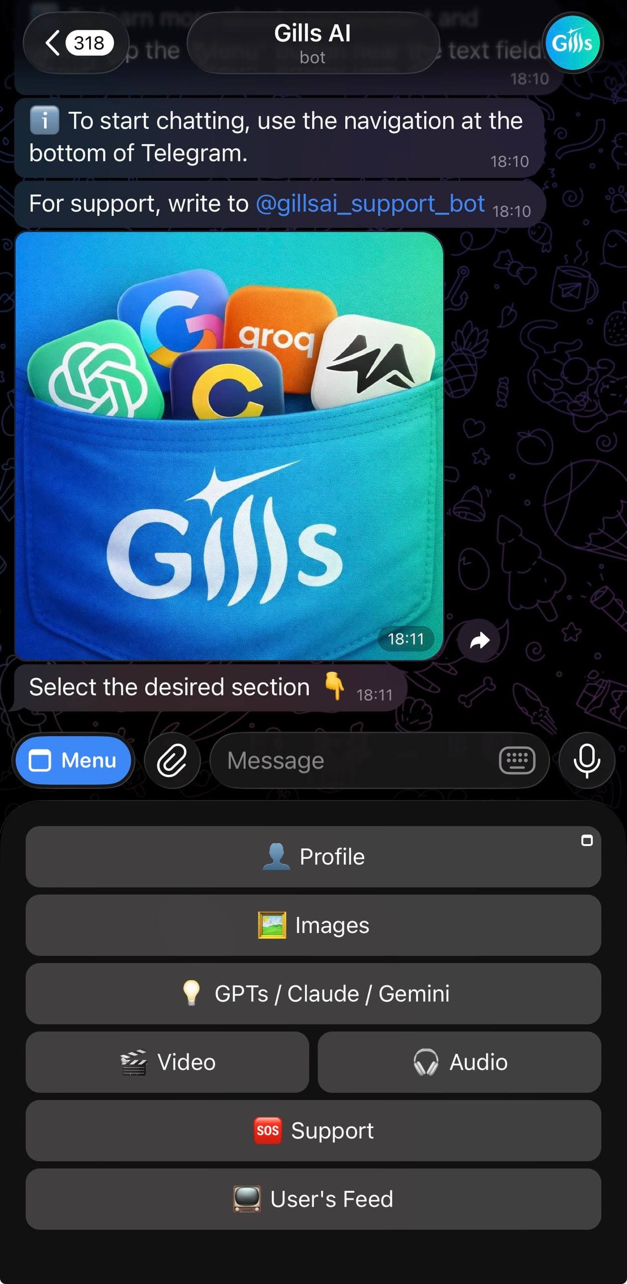 Gills AI — нейросети в кармане